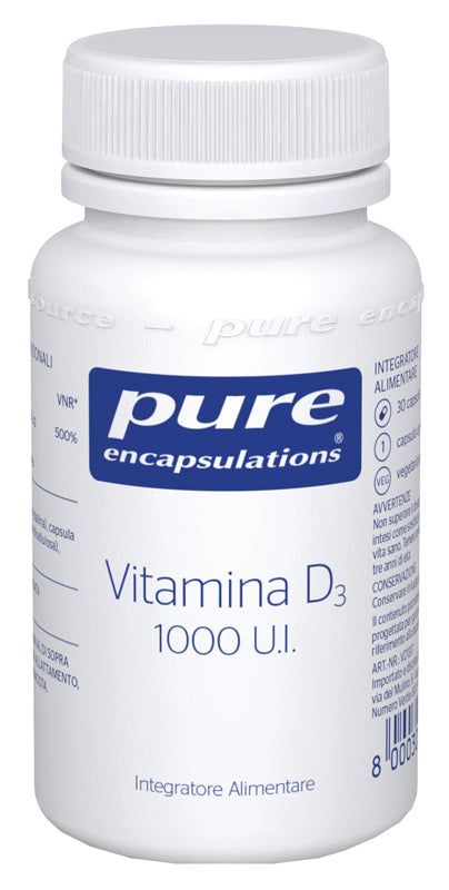 Pure Encapsulations Vitamina D3 30 Capsule - Pure Encapsulations Vitamina D3 30 Capsule