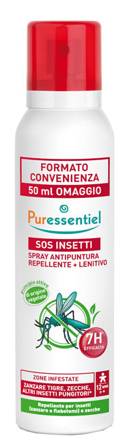 PURESSENTIEL SPRAY ANTIPUNTURA SOS INSETTI PMC 200 ML - PURESSENTIEL SPRAY ANTIPUNTURA SOS INSETTI PMC 200 ML