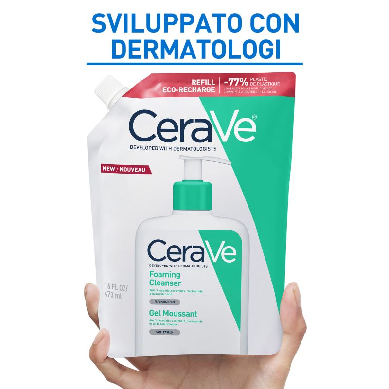 CERAVE REFILL SCHIUMA DETERGENTE 473 ML
