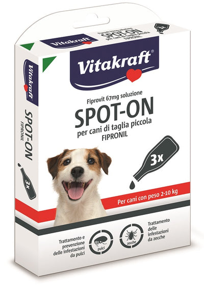 REPELT SPOT ON FIPRONIL PER CANE PICCOLO 3 X 0,67 ML