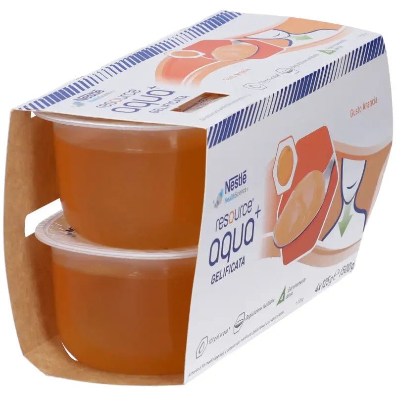 Resource Aqua Acqua Gelificata+Orange Cup 6 4X125 G