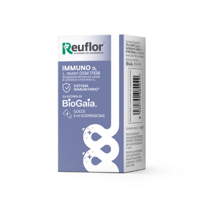 Reuflor D3 Gocce 5ml Nuova confezione Reuflor Immuno D3