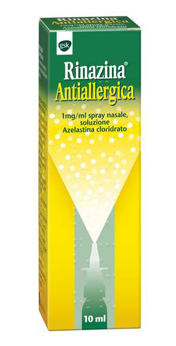 Rinazina Antiallergica - Spray Nasale Antistaminico - Allergia Pollini Pelo Animali Acari Polvere - 10ml