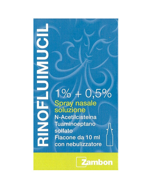 RINOFLUIMUCIL 1% + 0,5% SPRAY NASALE SOLUZIONE