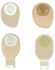 SACCA COLOSTOMIA FONDO CHIUSO COLORE BEIGE MISURA 15/75MM 30PEZZI