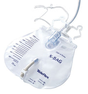 SACCA DI DRENAGGIO LETTO PER INCONTINENZA 2000ML IN PVC CONVALVOLA DI NON RITORNO E SCARICO STERILE GOCCIOLATOIO FILTROAD ARIA CIRCUITO CHIUSO 100% TUBO DI RACCORDO120CM 1 PEZZO
