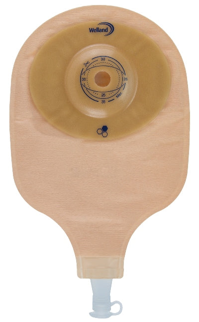 SACCA PER UROSTOMIA TRASPARENTE RITAGLIABILE AURUM CONVEX URO MIDI MEDIUM DIAMETRO 13-35 MM 10 PEZZI