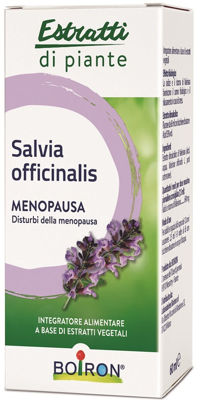 SALVIA OFFICINALIS ESTRATTI DI PIANTE BOIRON EI 60 ML - SALVIA OFFICINALIS ESTRATTI DI PIANTE BOIRON EI 60 ML
