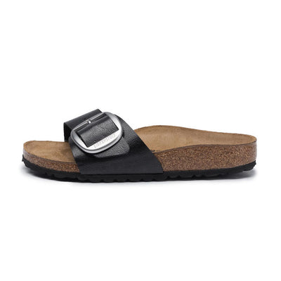 Birkenstock Madrid Big Buckle Licorice Birko Flor Graceful N.36