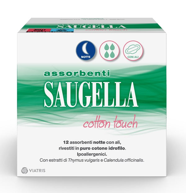 Saugella Cotton Touch Assorbenti Notte 12 Pezzi Taglio Prezzo - Saugella Cotton Touch Assorbenti Notte 12 Pezzi Taglio Prezzo