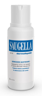 Saugella Dermoliquido 250 ml detergente intimo donna in età fertile