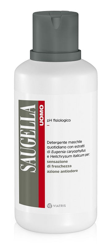 Saugella Uomo detergente intimo uomo 500 ml - Saugella Uomo detergente intimo uomo 500 ml