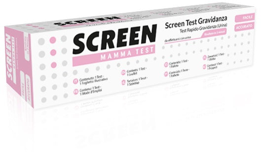 SCREEN TEST ORMONE HCG GRAVIDANZA NELL'URINA 1 PEZZO SCREENTEST HCG