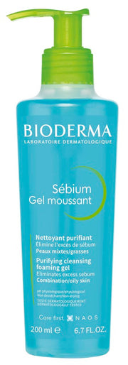 BIODERMA Sebium Gel Moussant Gel detergente purificante pelle mista grassa 200 ML