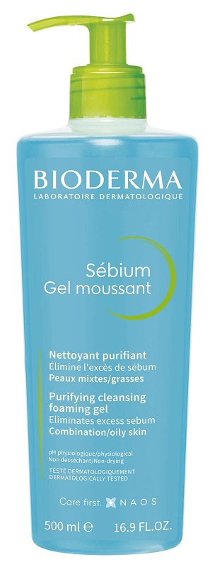 BIODERMA Sebium Gel Moussant Gel detergente purificante pelle mista grassa 500 ML
