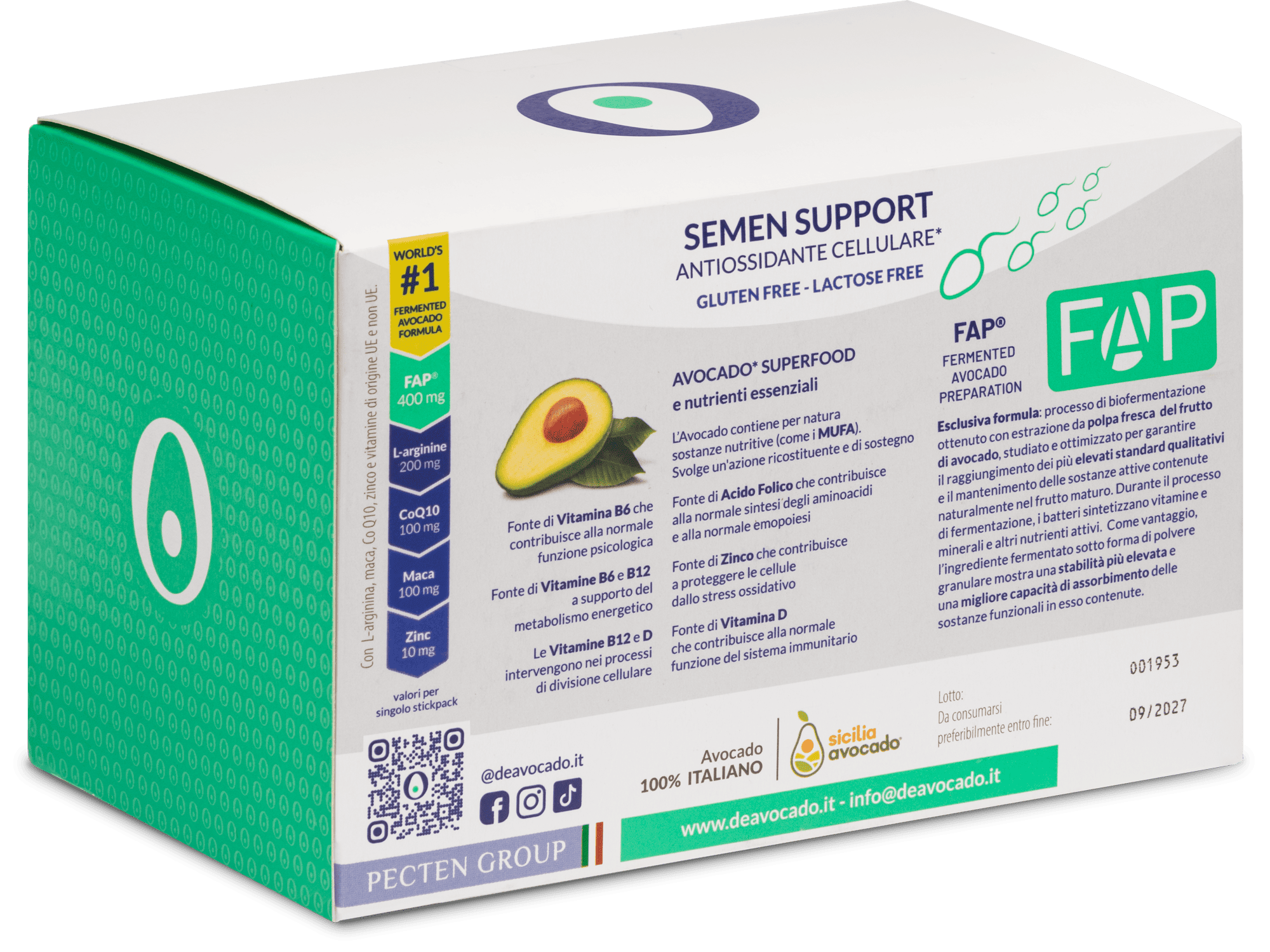 Deavocado Semen Support Uomo