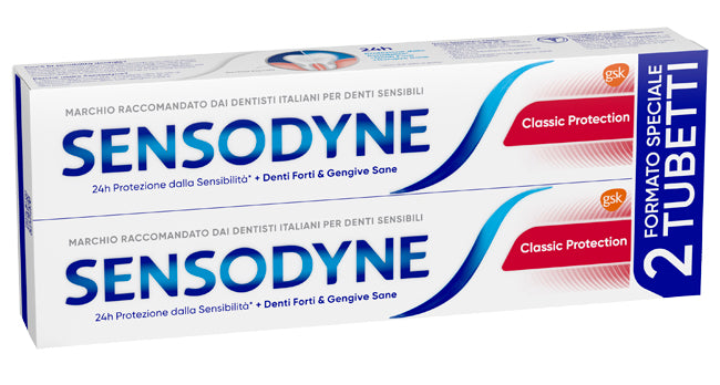 Sensodyne Classico Protection 2 X 75 Ml - Sensodyne Classico Protection 2 X 75 Ml