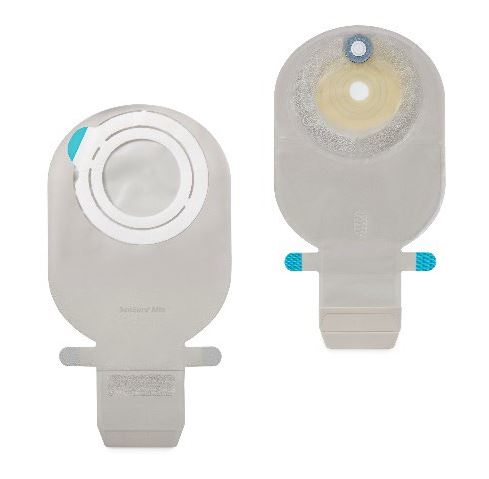 SENSURA MIO FLEX SISTEMA 2 PEZZI CON AGGANCIO ADESIVO SACCAILEOSTOMIA TRASPARENTE 50MM DA 550 ML 30 PEZZI
