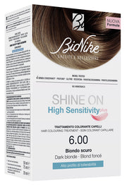 SHINE ON HIGH SENSITIVITY PLUS BIONDO SCURO 6,00 RIVELATOREIN CREMA 75 ML + CREMA COLORANTE 50 ML