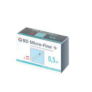 Siringa Insulina BD 0.5ml 100UI Ago G29 30 Pezzi