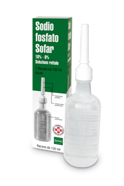 SODIO FOSFATO (ALFASIGMA)*1 flacone 120 ml 16% + 6% soluz rett