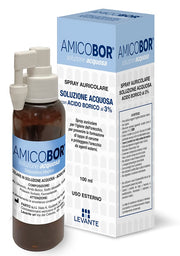 SOLUZIONE ACQUOSA PER IRRIGAZIONE DELL'ORECCHIO AMICOBOR 100ML
