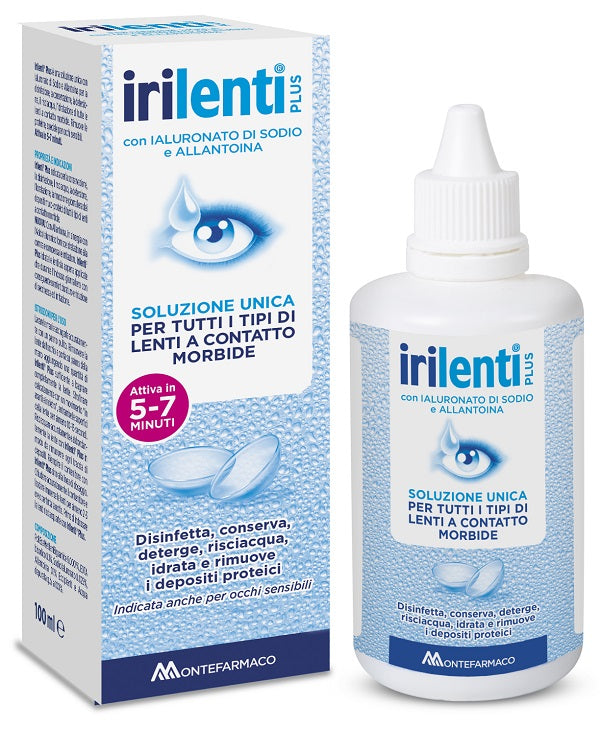 SOLUZIONE UNICA PER LENTI A CONTATTO IRILENTI 100 ML - SOLUZIONE UNICA PER LENTI A CONTATTO IRILENTI 100 ML