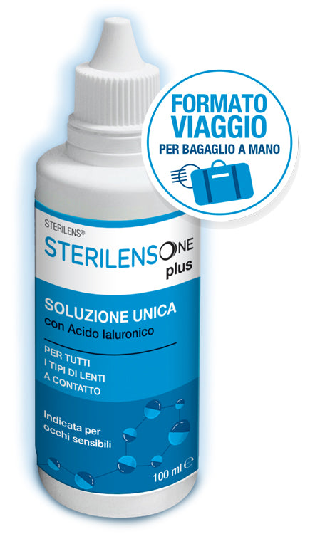 Soluzione Unica Sterilens One Plus Con Acido Ialuronico 100Ml