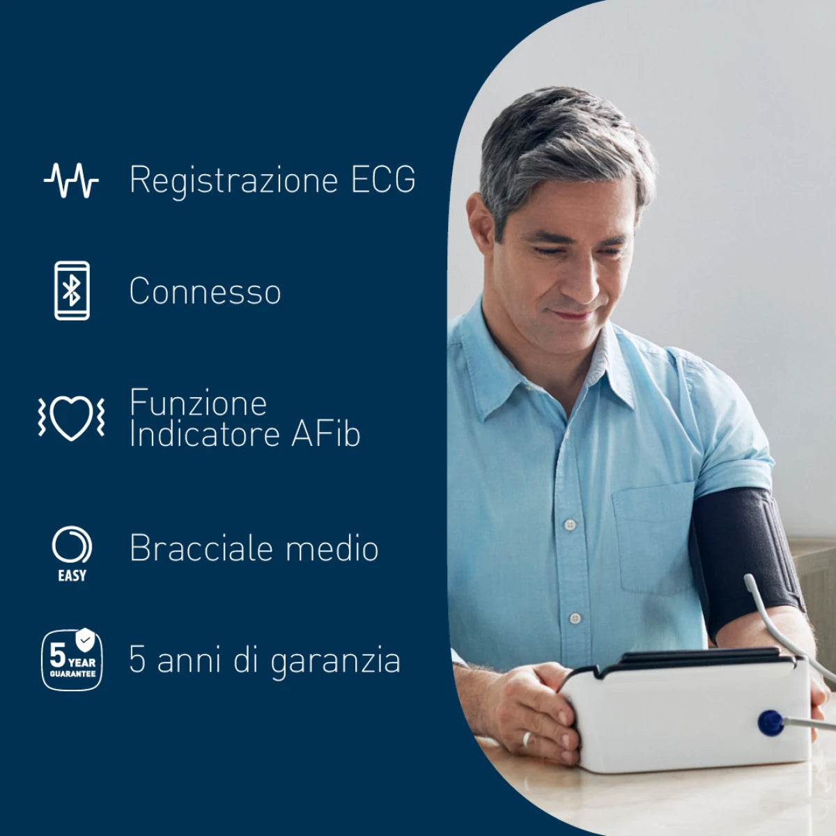 Omron Complete Misuratore Pressione e ECG - Monitoraggio Salute Multifunzione