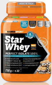 Named Star Whey Isolate proteine del siero del latte biscotto e crema 750 gr