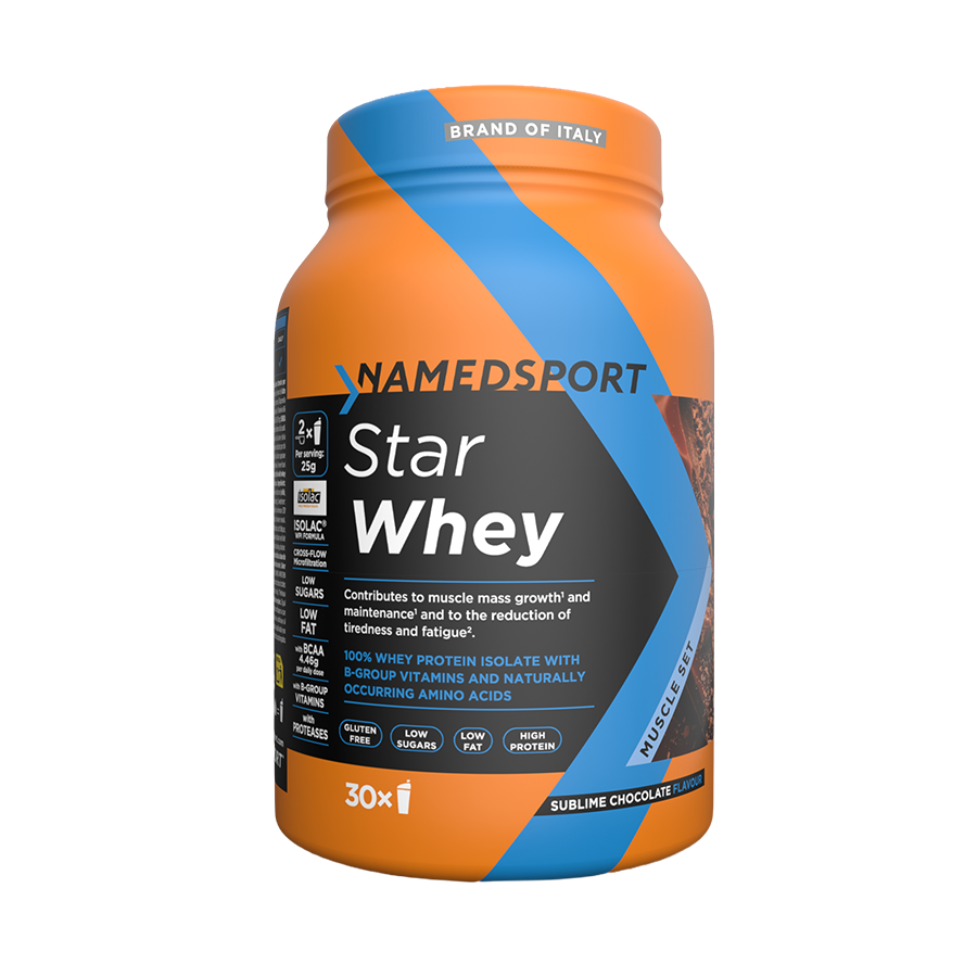 Named Star Whey Isolate proteine del siero del latte cioccolato 750 gr
