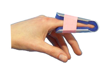 STECCA PER FRATTURA DITA A CAMPANA FARMASPLINT MISURA GRANDEPREFORMATA IN ALLUMINIO MODELLABILE CON IMBOTTITURA IN SPUGNA POLIURETANICA ANTIALLERGICA RADIOTRASPARENTE 15 CM