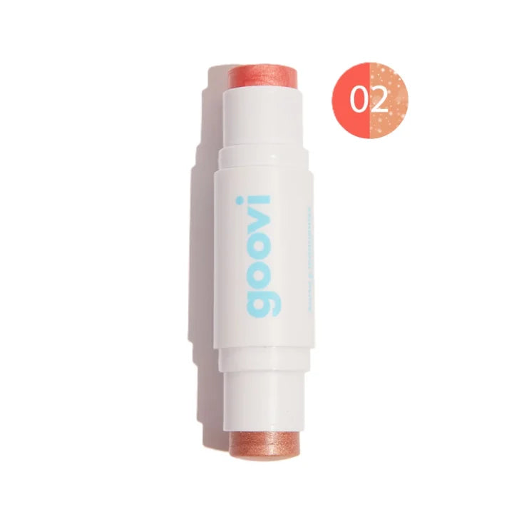 -30% Goovi Cheeks a Match Stick Duo Blush e Illuminante 02 Pearly Sun Kiss - 2X8G