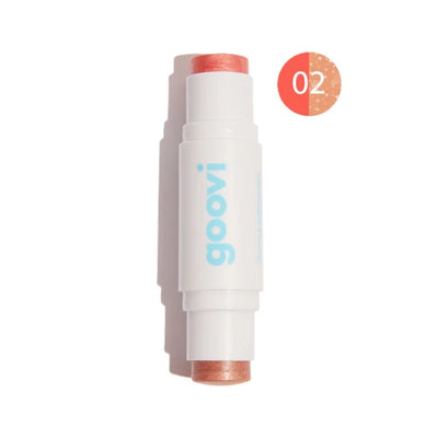 -30% Goovi Cheeks a Match Stick Duo Blush e Illuminante 02 Pearly Sun Kiss - 2X8G