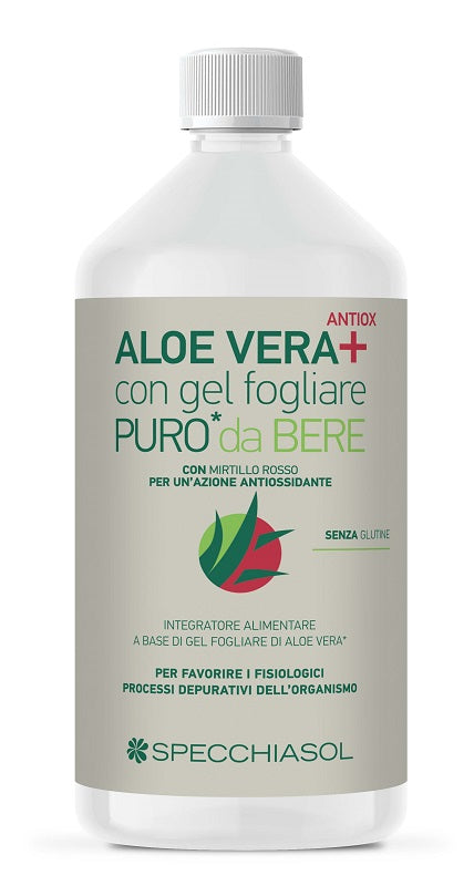 SUCCO ALOEVERA+ ALOE/MIRTILLO ROSSO 1 LITRO - SUCCO ALOEVERA+ ALOE/MIRTILLO ROSSO 1 LITRO