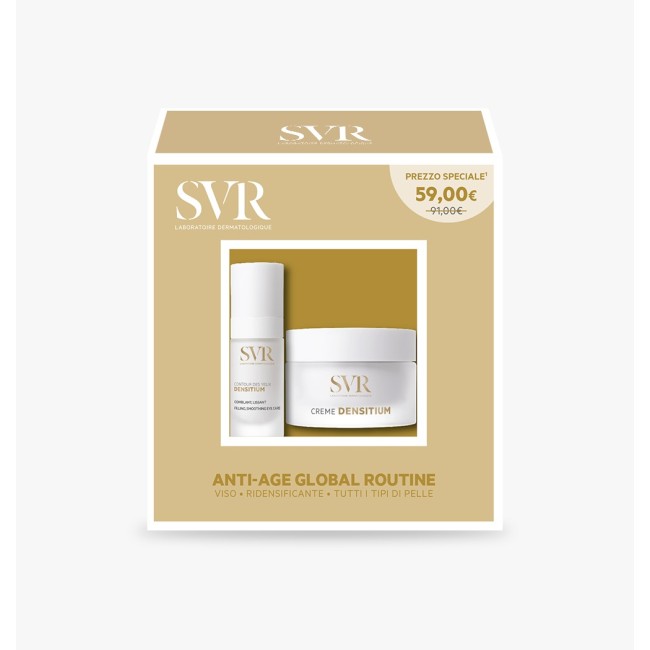 SVR Anti-Age Global Routine cofanetto ridensificante Densitium viso e occhi - SVR Anti-Age Global Routine cofanetto ridensificante Densitium viso e occhi