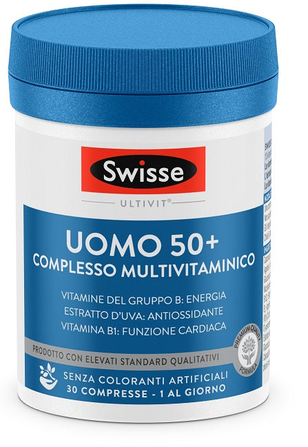 Swisse Multivitaminico Uomo 50+ 30 Compresse - Swisse Multivitaminico Uomo 50+ 30 Compresse