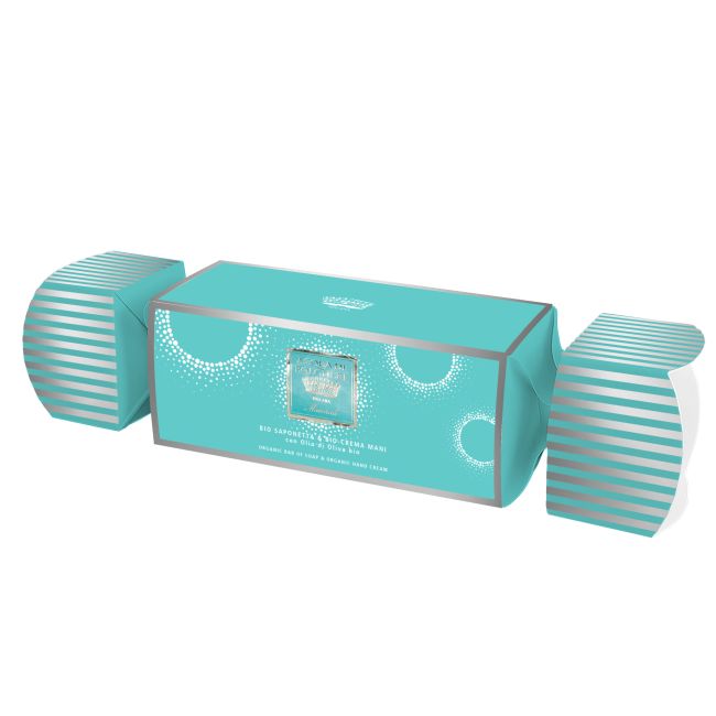Acqua di Bolgheri MAestrale Cofanetto Caramella Bio Saponetta & Bio Crema Mani con olio di oliva bio