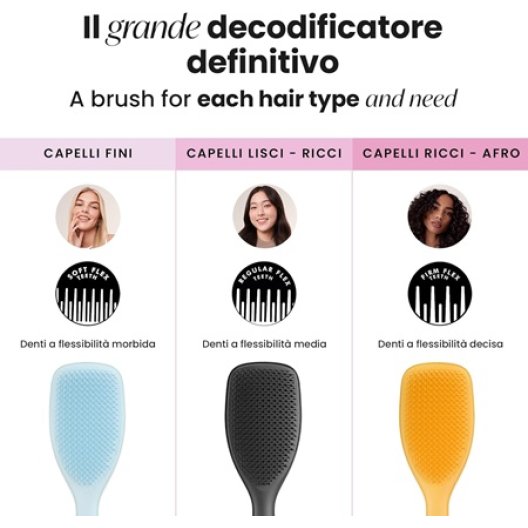 Tangle Teezer - Spazzola Districante per capelli lisci o mossi (Nera)