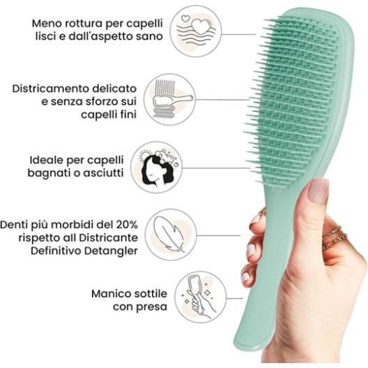 Tangle Teezer - Spazzola Districante per capelli sottili e fragili (Verde)