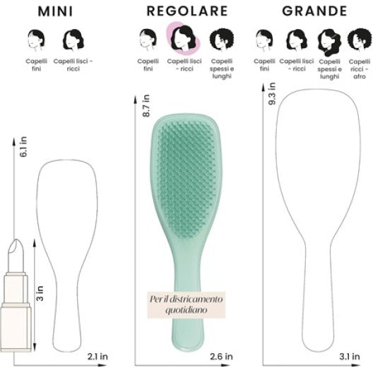 Tangle Teezer - Spazzola Districante per capelli sottili e fragili (Verde)