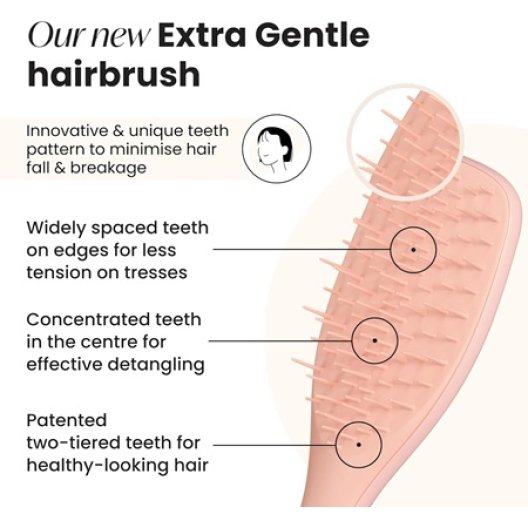 Tangle Teezer - Spazzola Districante ultra delicata (Rosa Zafferano) - Tangle Teezer - Spazzola Districante ultra delicata (Rosa Zafferano)