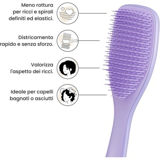 Tangle Teezer - Spazzola Districante per capelli ricci naturali (Lilla)
