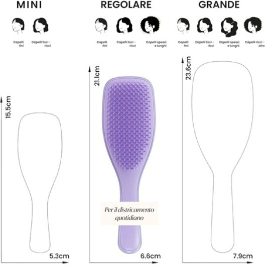 Tangle Teezer - Spazzola Districante per capelli ricci naturali (Lilla)