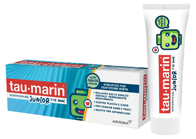 TAU MARIN DENTIFRICIO JUNIOR 7-12 ANNI 50 ML - TAU MARIN DENTIFRICIO JUNIOR 7-12 ANNI 50 ML