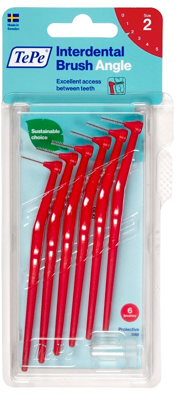 TEPE ANGLE SCOVOLINO ROSSO 0,5MM 6 PEZZI - TEPE ANGLE SCOVOLINO ROSSO 0,5MM 6 PEZZI