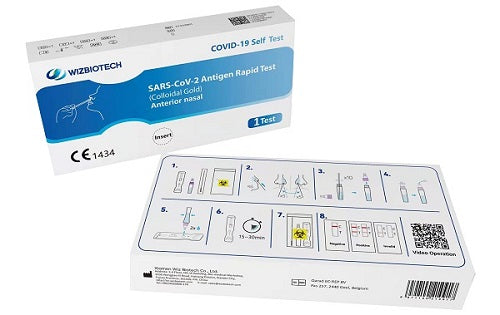 TEST ANTIGENICO RAPIDO COVID-19 AUTODIAGNOSTICO DETERMINAZIONE QUALITATIVA ANTIGENI SARS-COV-2 IN TAMPONI NASALI MEDIANTE IMMUNOCROMATOGRAFIA - TEST ANTIGENICO RAPIDO COVID-19 AUTODIAGNOSTICO DETERMINAZIONE QUALITATIVA ANTIGENI SARS-COV-2 IN TAMPONI NASALI MEDIANTE IMMUNOCROMATOGRAFIA