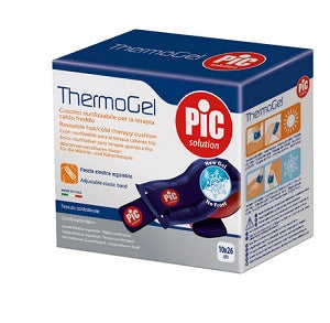 THERMOGEL CUSCINO TERAPIA CALDO FREDDO 10X26 CM CON FASCIA ELASTICA - THERMOGEL CUSCINO TERAPIA CALDO FREDDO 10X26 CM CON FASCIA ELASTICA