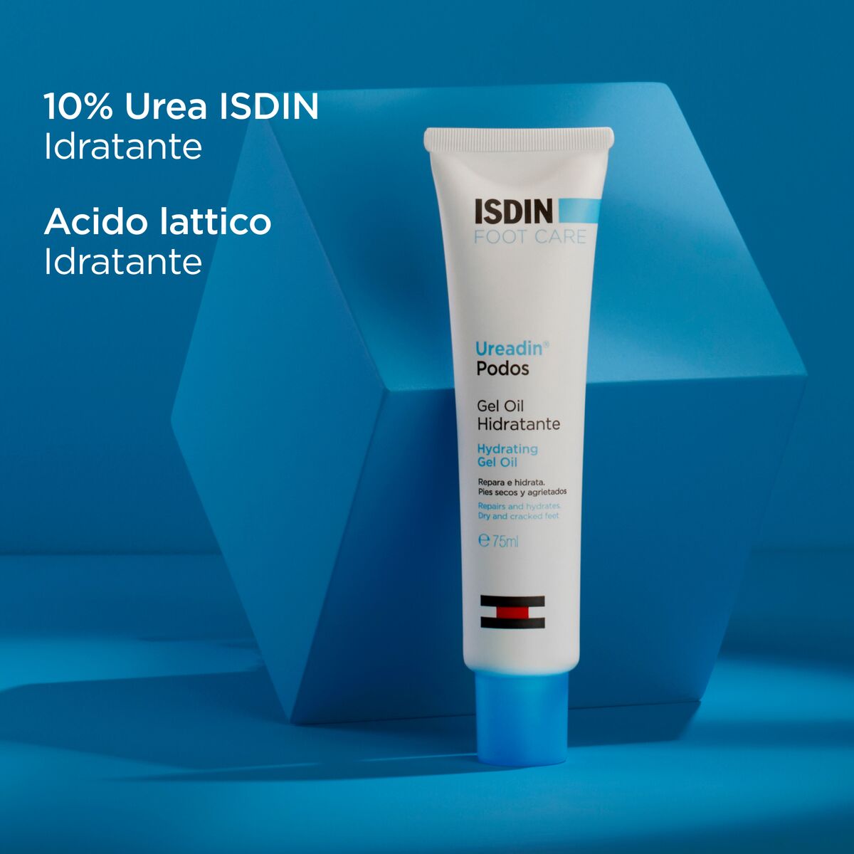 ISDIN Ureadin Podos Gel Olio Idratante Per Fissurazioni e Ispessimenti Tallone e Pianta del Piede 100 ml