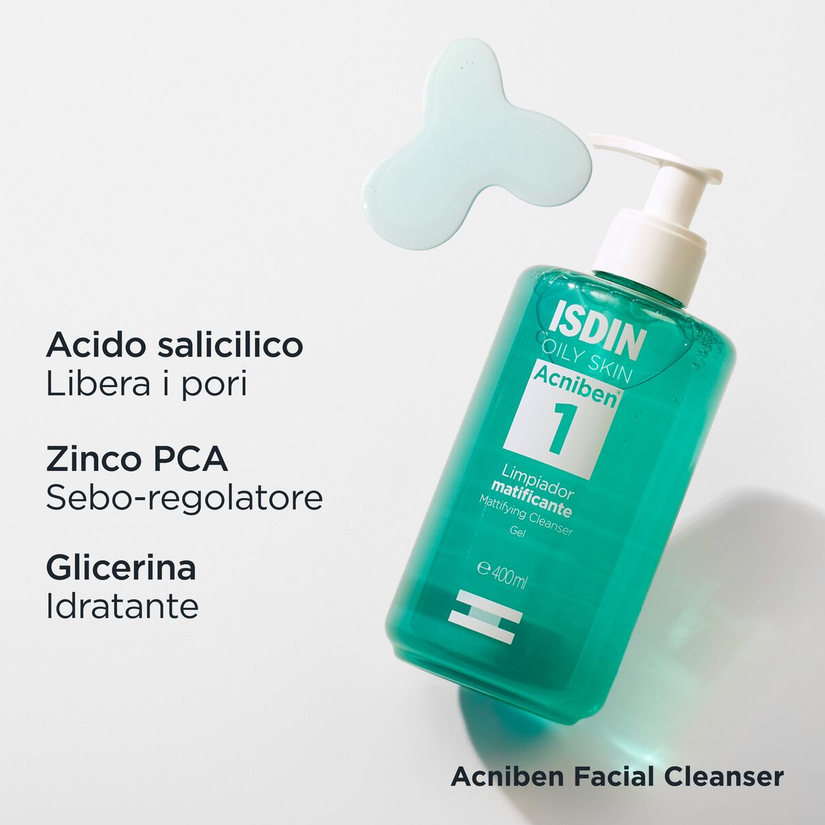 ISDIN Acniben Mattifying Cleanser 400 ml